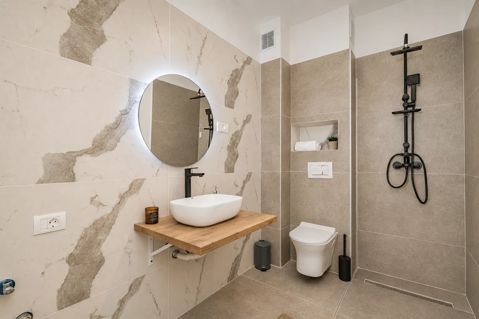 Baie apartament 2 camere